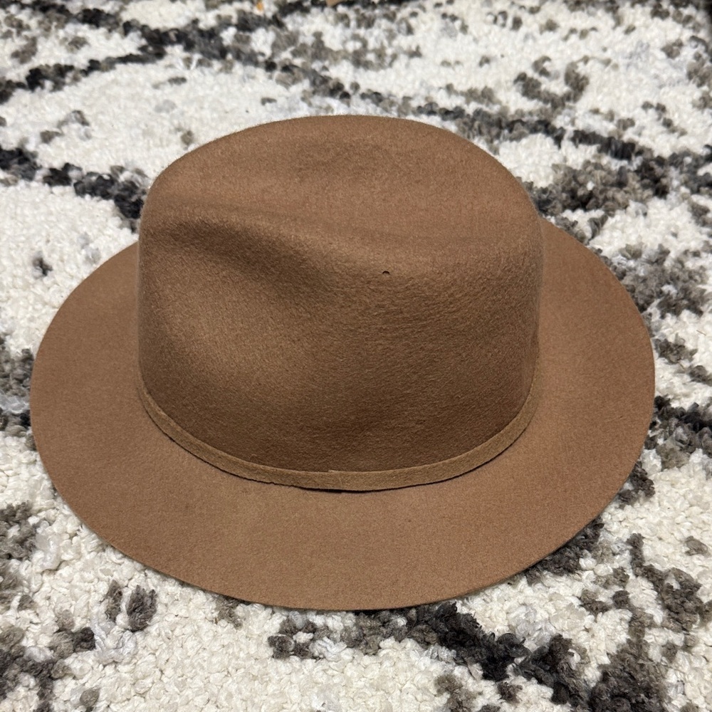 J. Crew Tan Wool Fedora